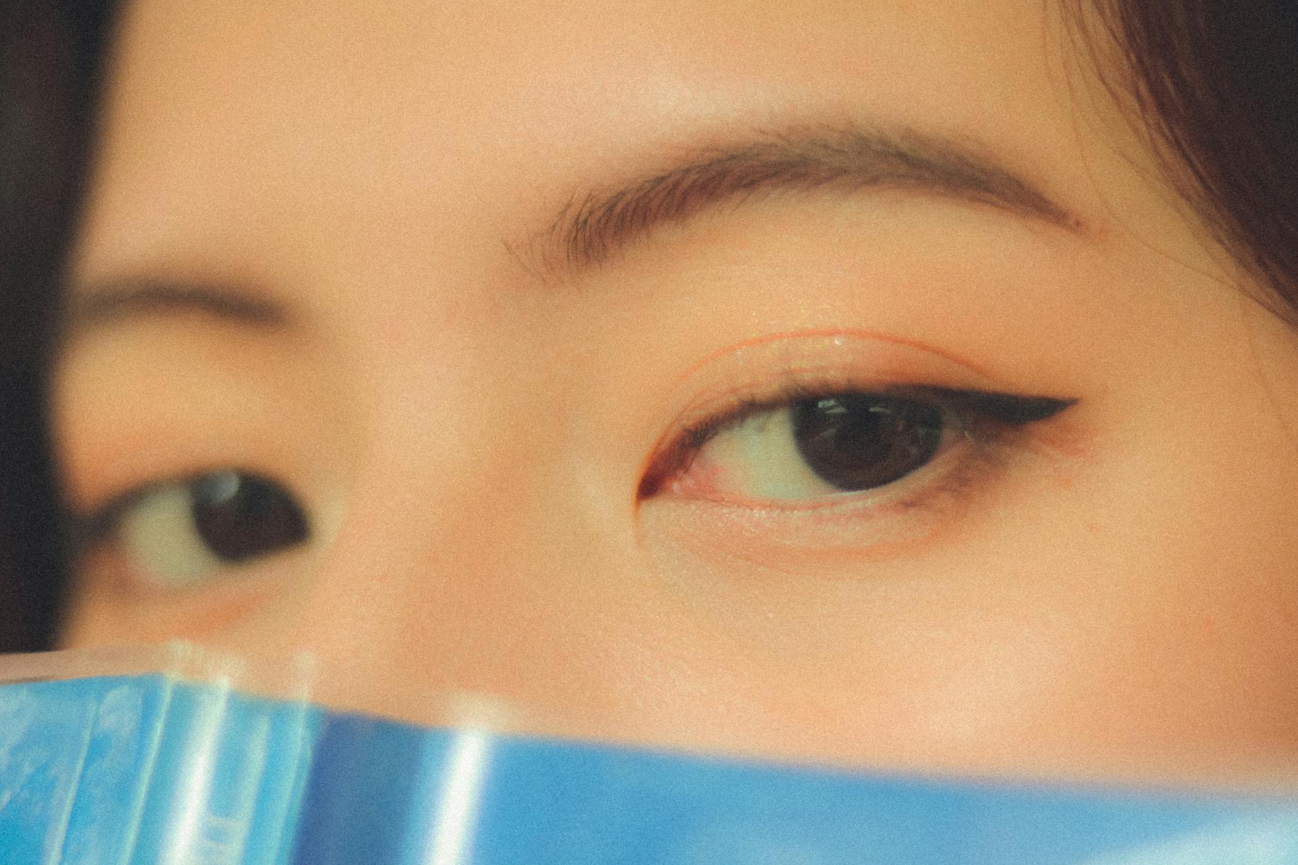 Expert eyebrow shaping and waxing close-up